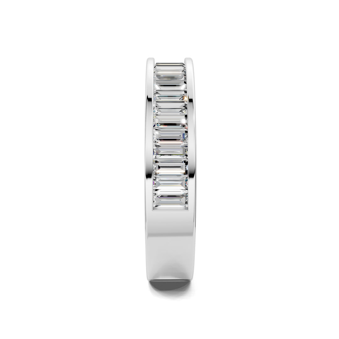 Christina Channel-Set Baguette Wedding Ring