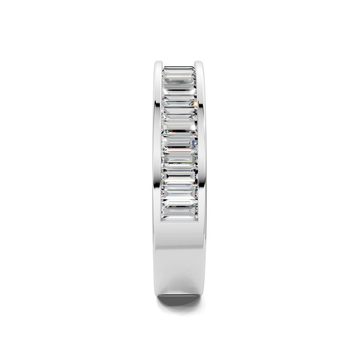 Christina Channel-Set Baguette Wedding Ring