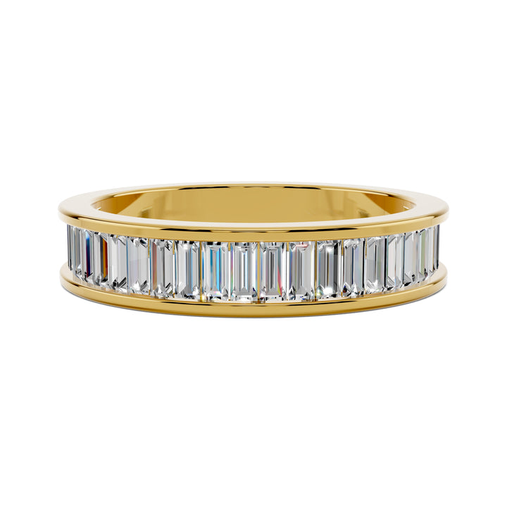 Christina Channel-Set Baguette Wedding Ring