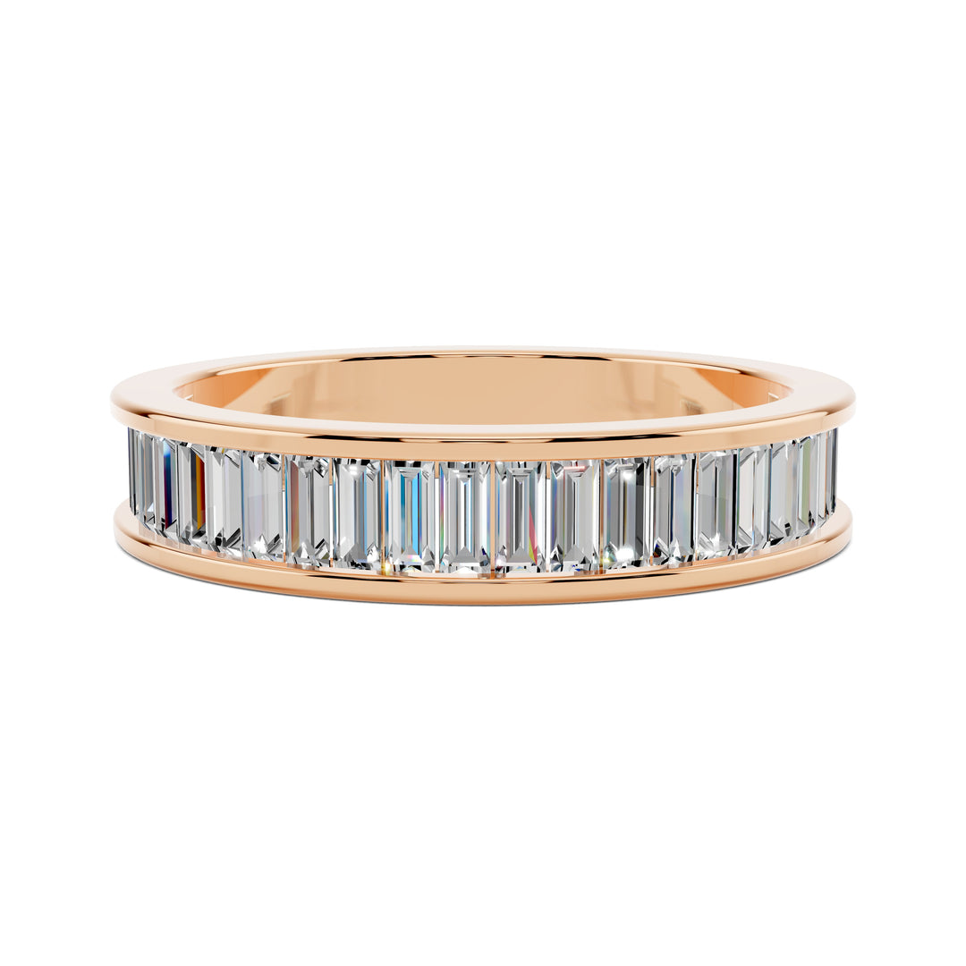 Christina Channel-Set Baguette Wedding Ring