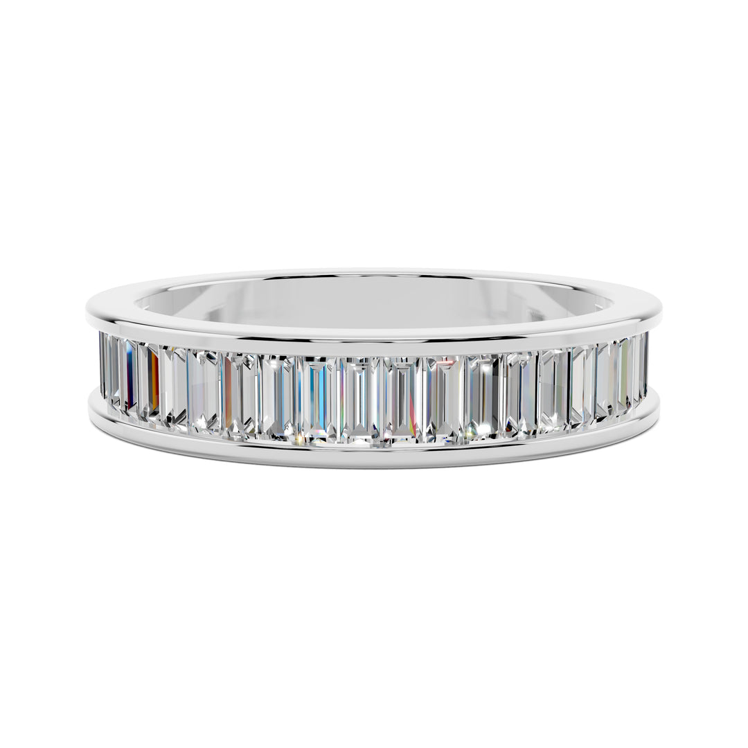 Christina Channel-Set Baguette Wedding Ring