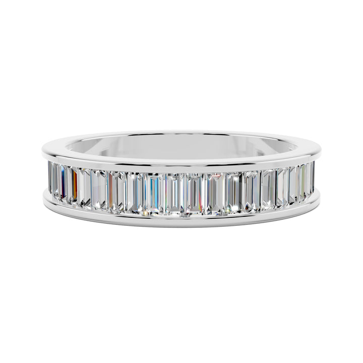 Christina Channel-Set Baguette Wedding Ring