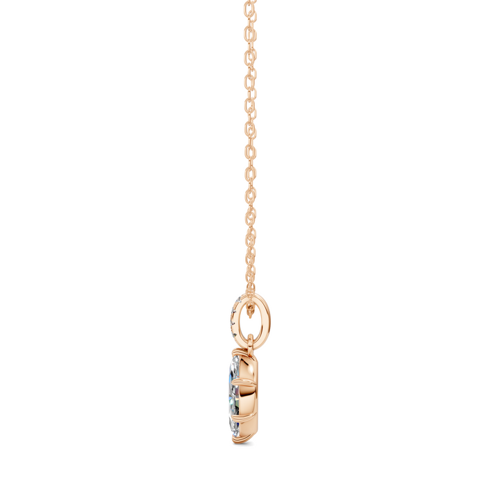 1.50CTW Pave Bail Marquise Pendant