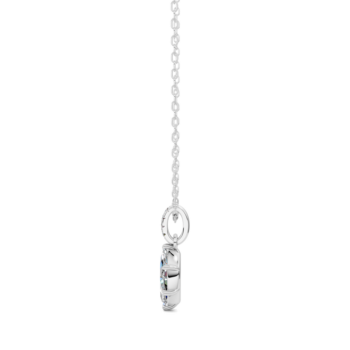 1.50CTW Pave Bail Marquise Pendant