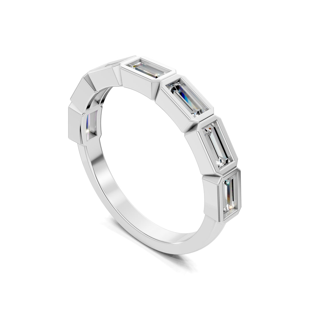 Allison Baguette Wedding Ring