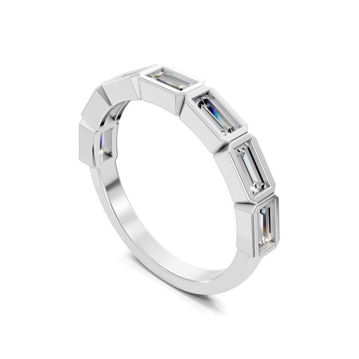 Allison Baguette Wedding Ring