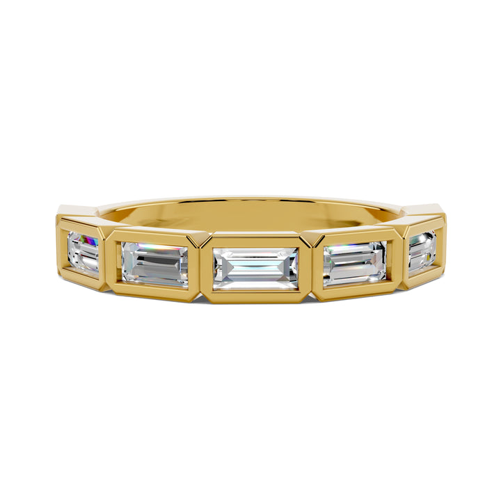 Allison Baguette Wedding Ring