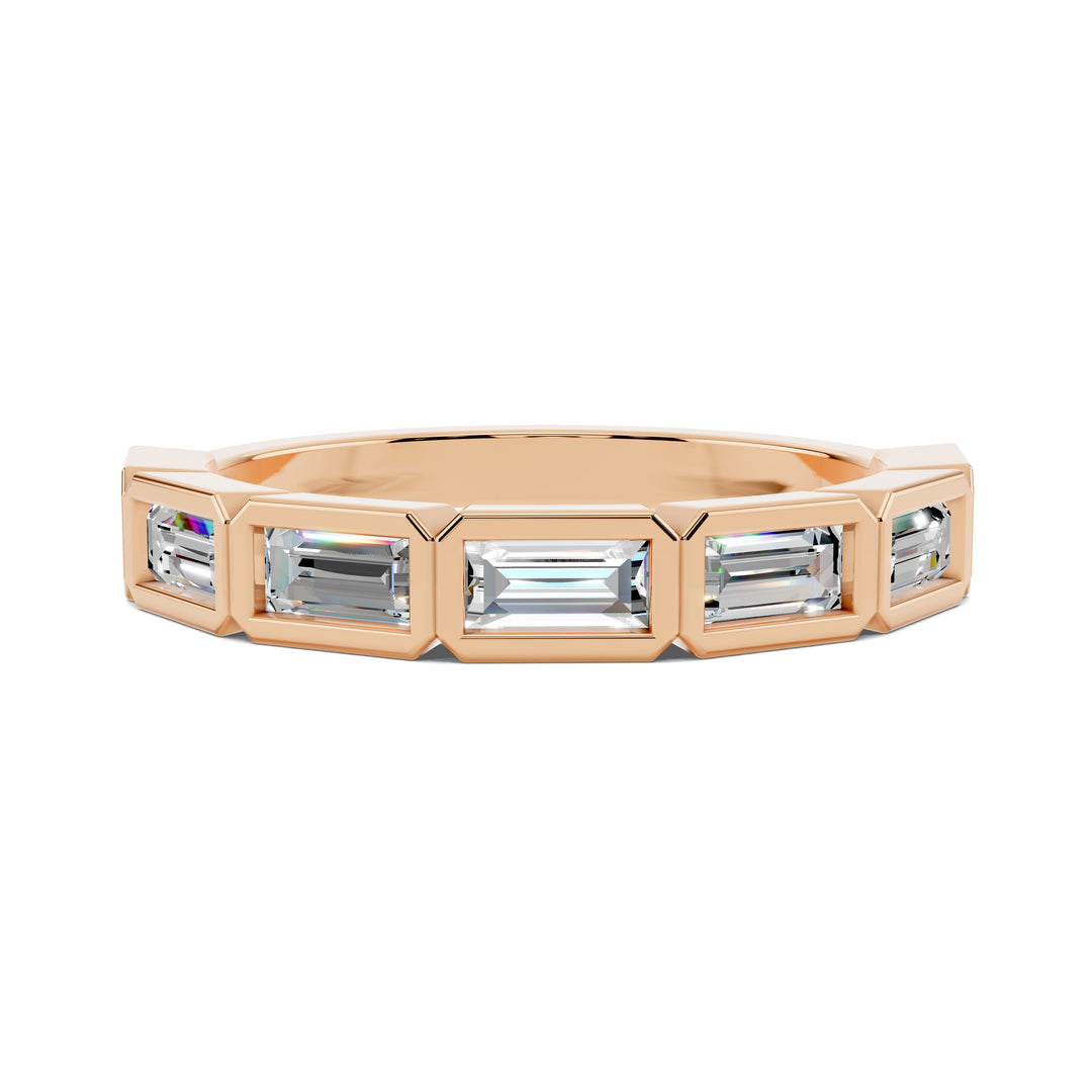 Allison Baguette Wedding Ring