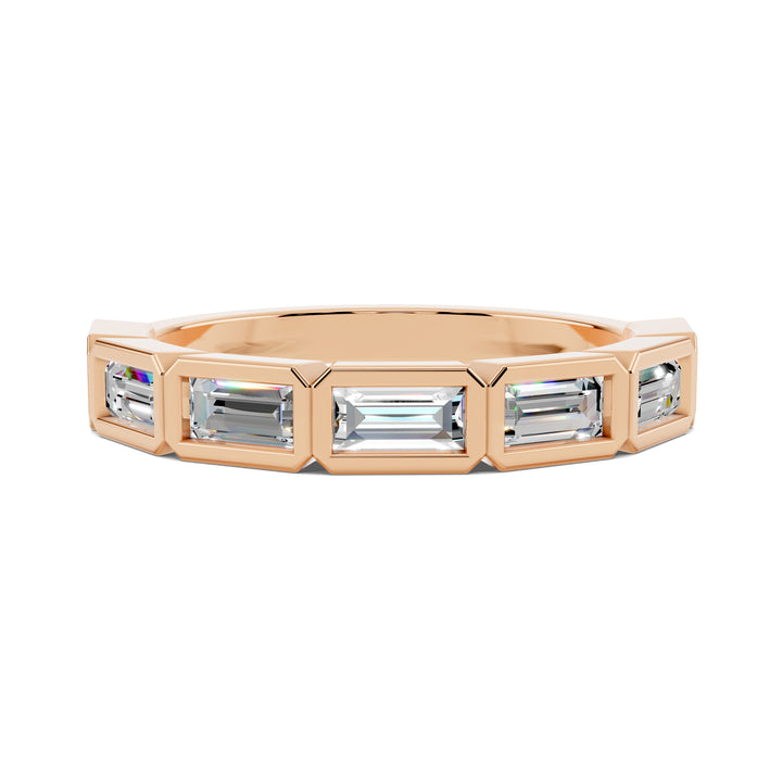 Allison Baguette Wedding Ring