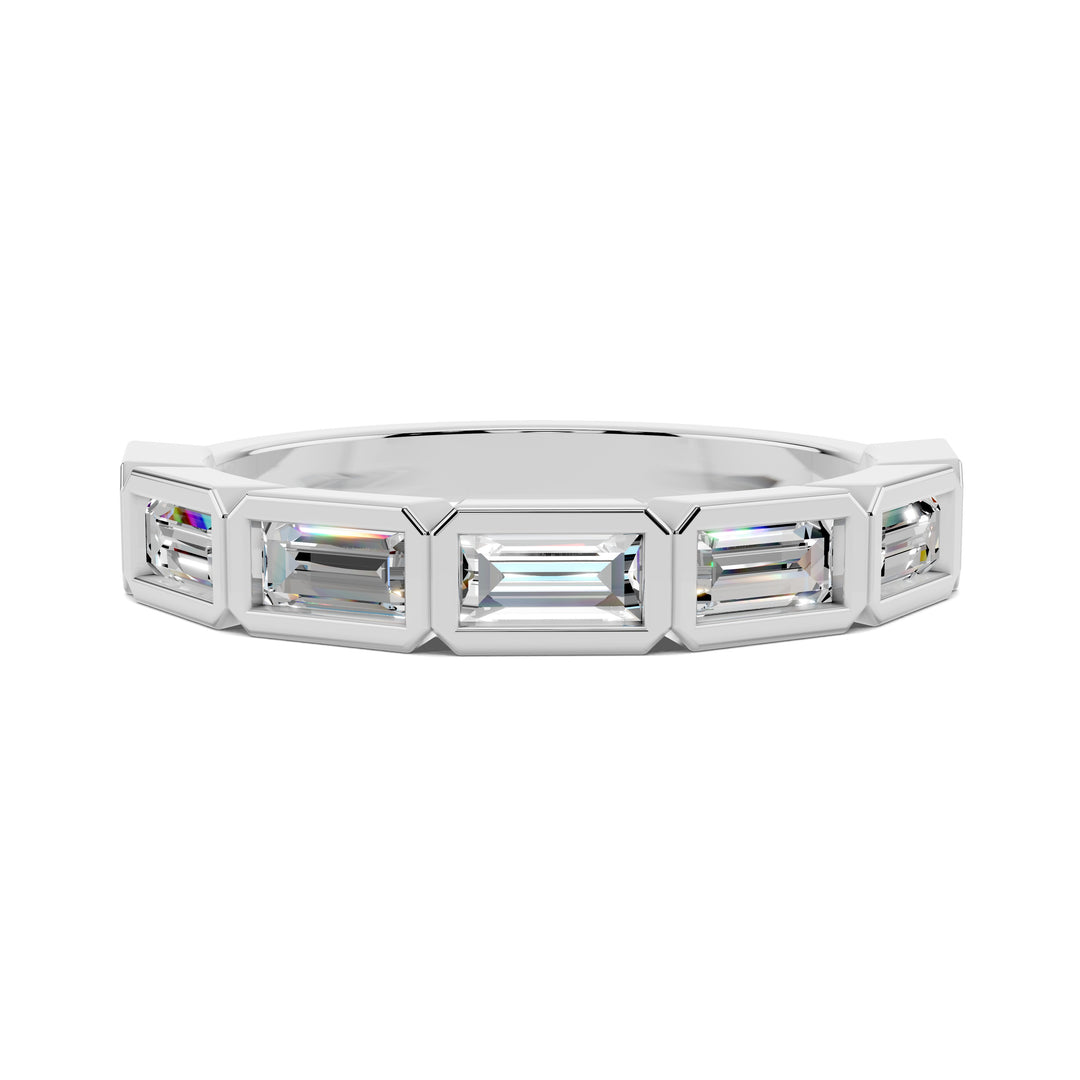 Allison Baguette Wedding Ring