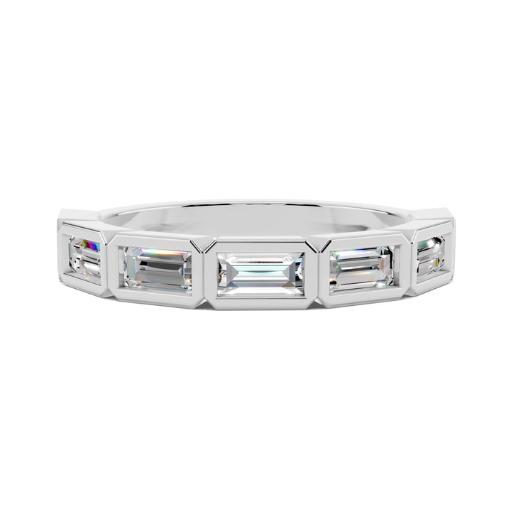 Allison Baguette Wedding Ring