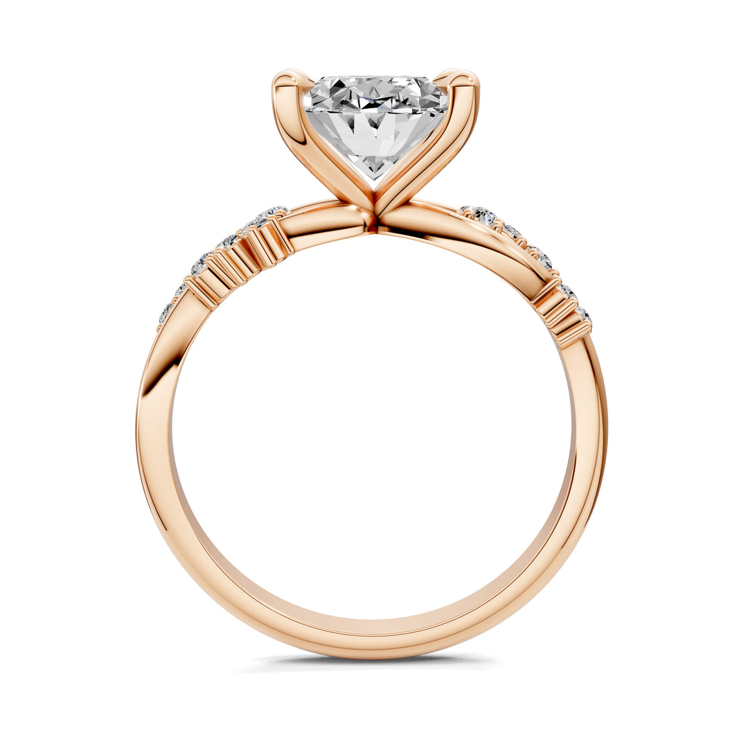Jacqueline Floral Engagement Ring