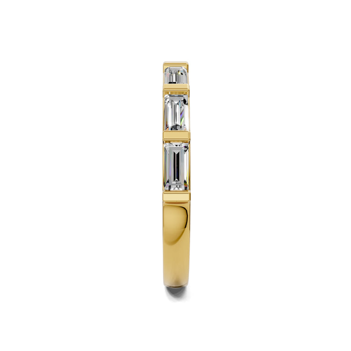 Kelsey Baguette Wedding Band