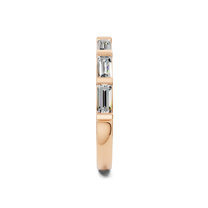 Kelsey Baguette Wedding Band
