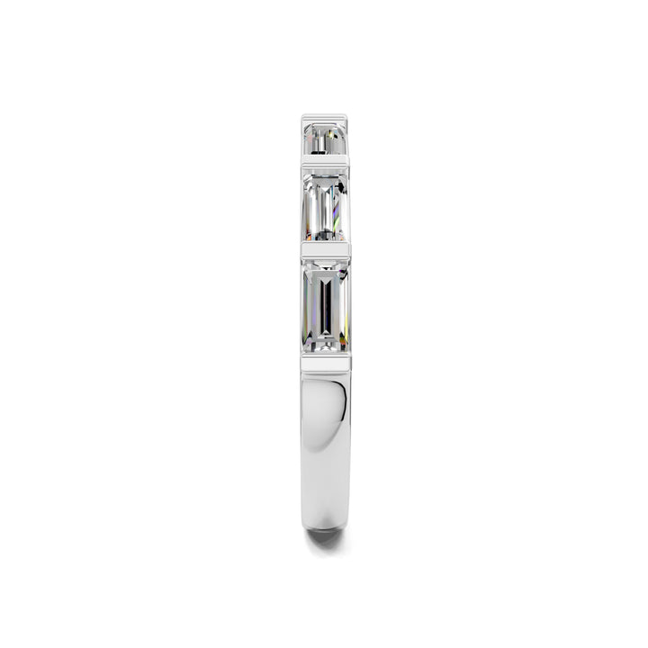 Kelsey Baguette Wedding Band