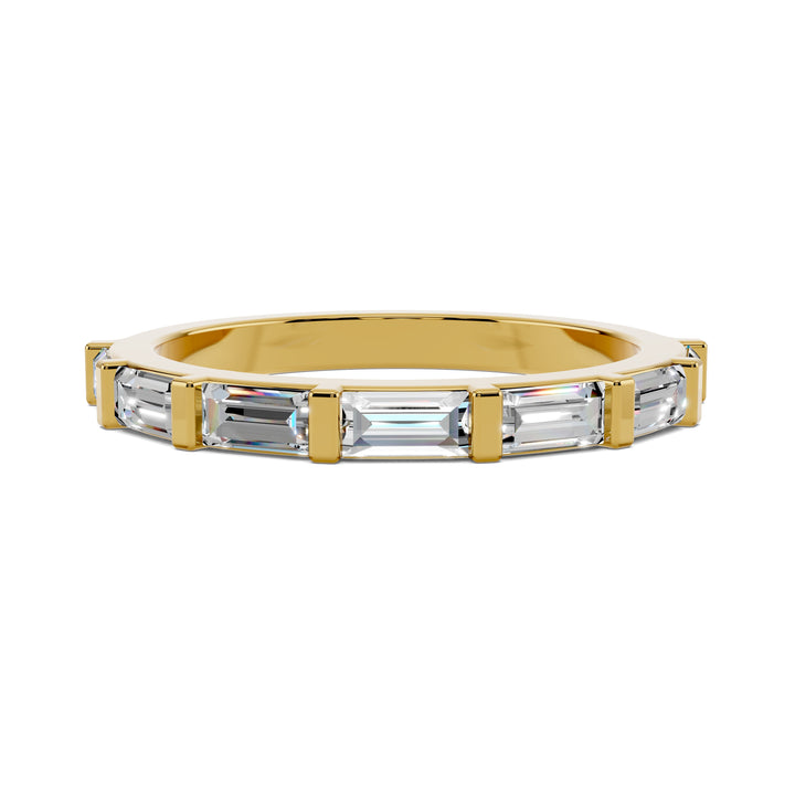 Kelsey Baguette Wedding Band