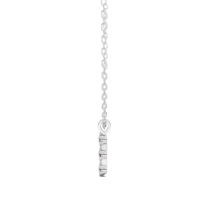 Three Stone Diamond Journey Pendant