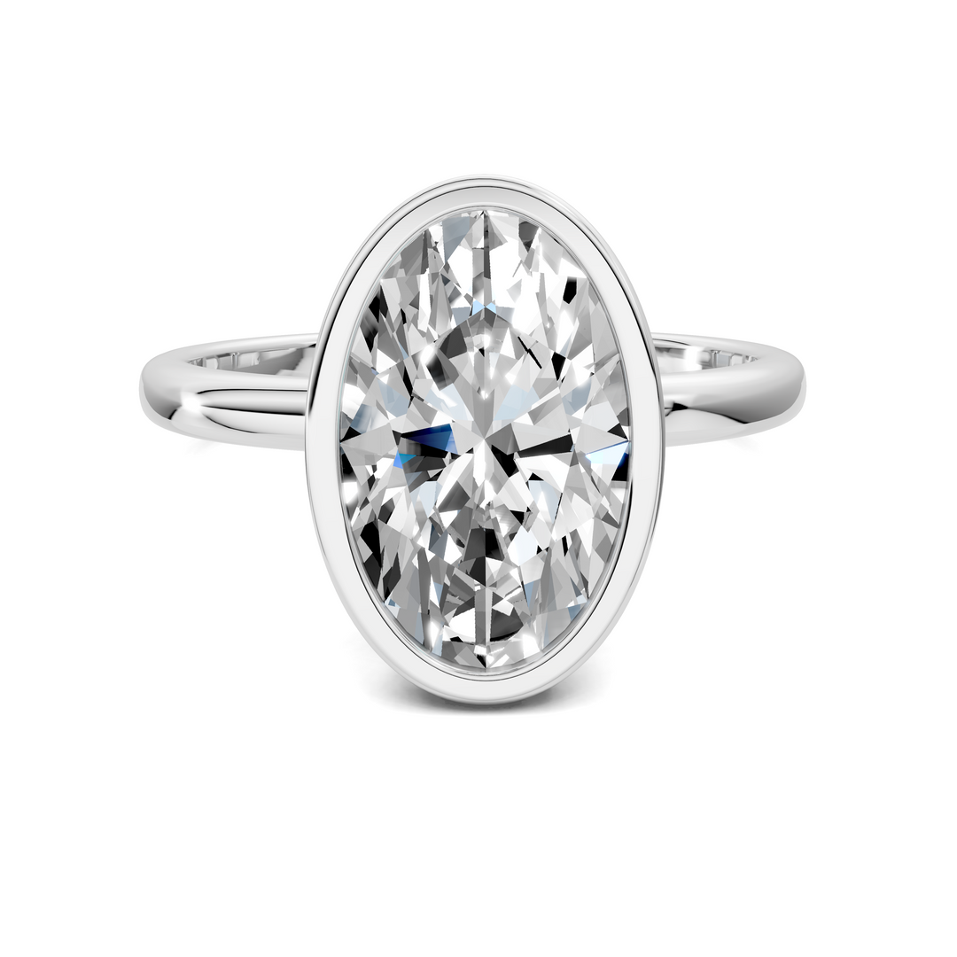 Sarah Bezel Set Engagement Ring