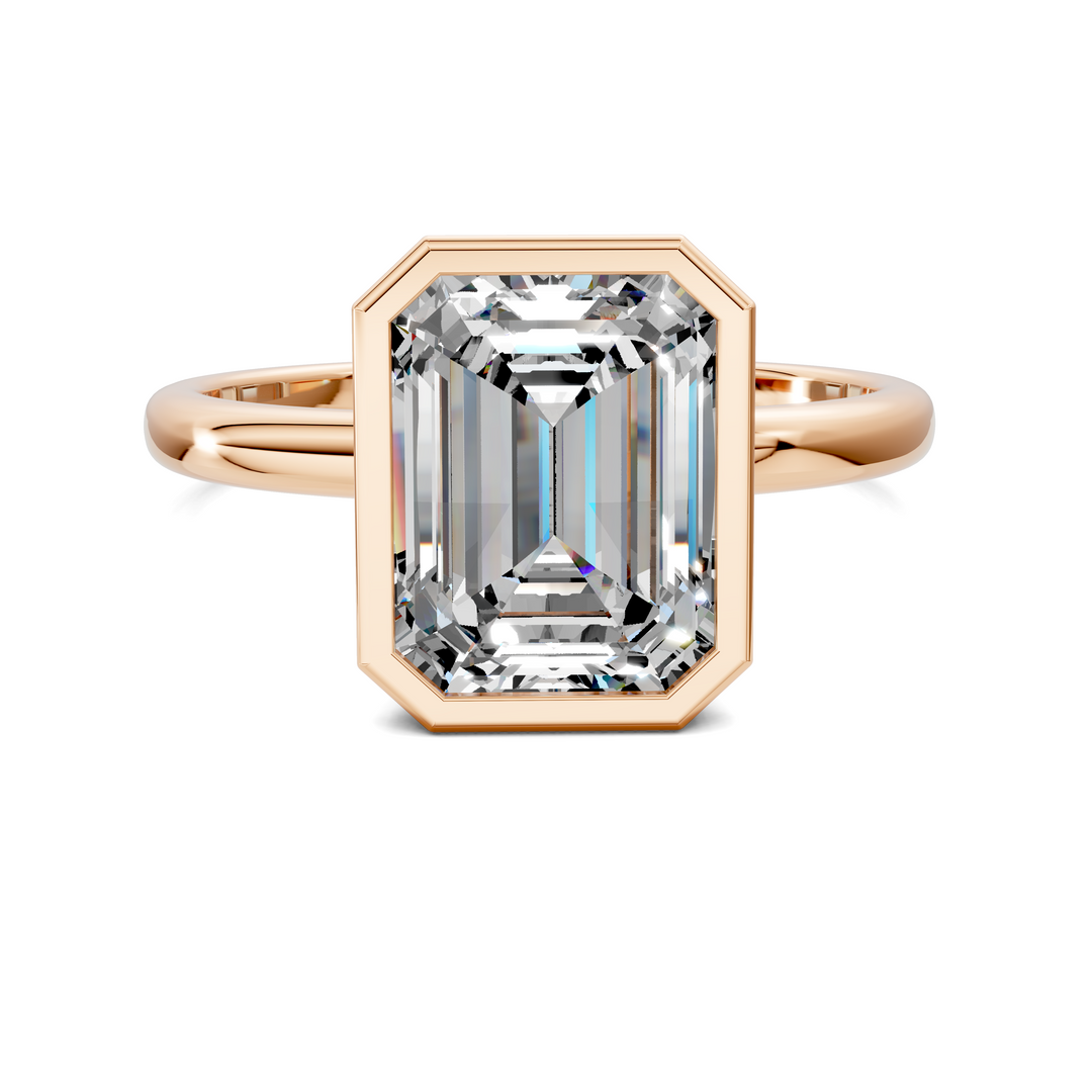 Sarah Bezel Set Engagement Ring