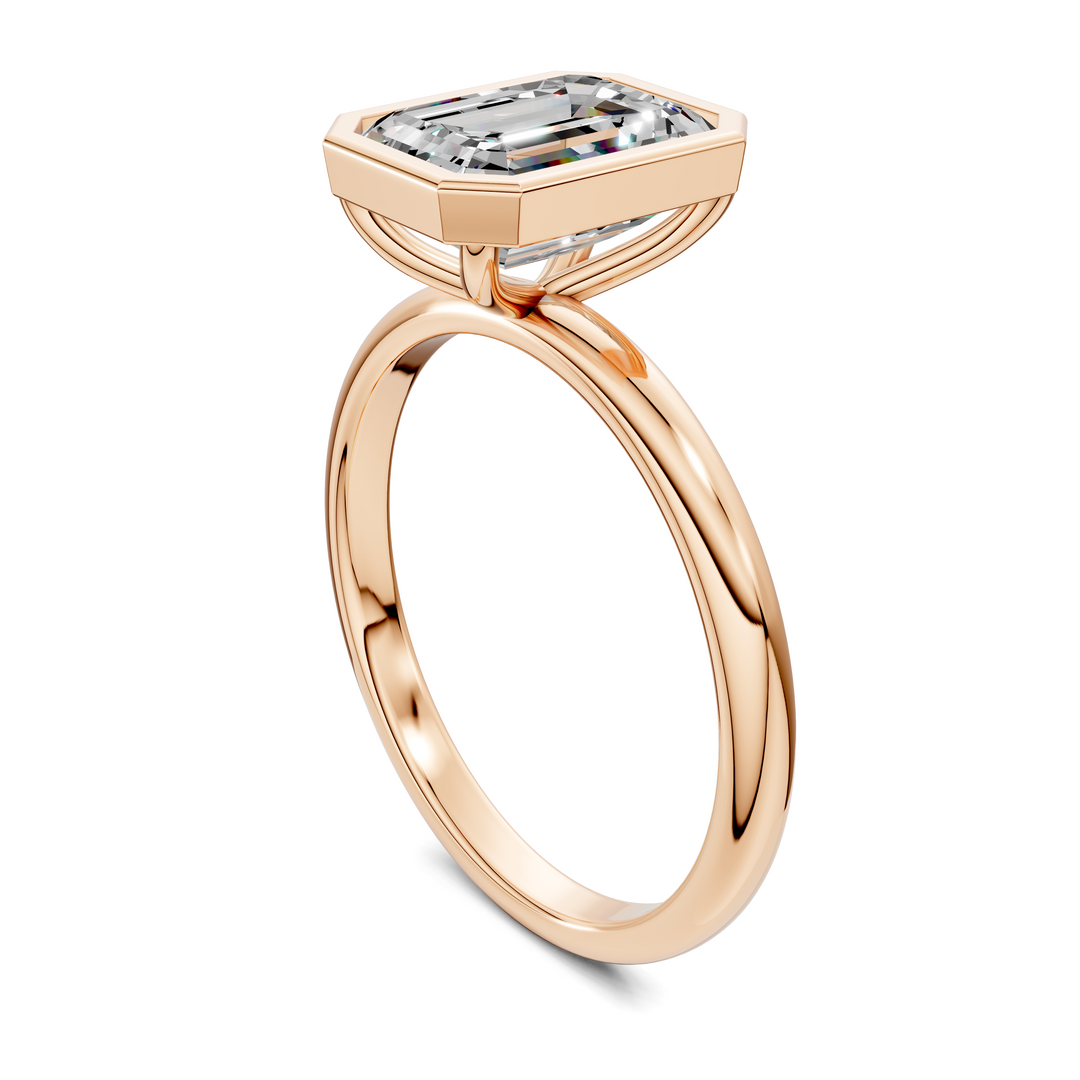 Sarah Bezel Set Engagement Ring