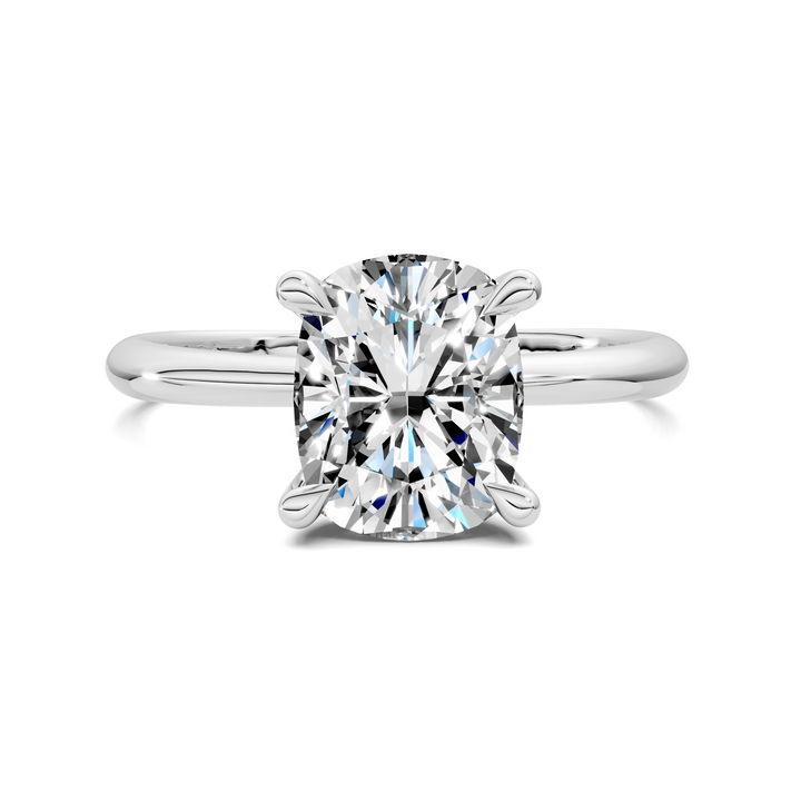 Autumn lightweight Hidden Halo Ring