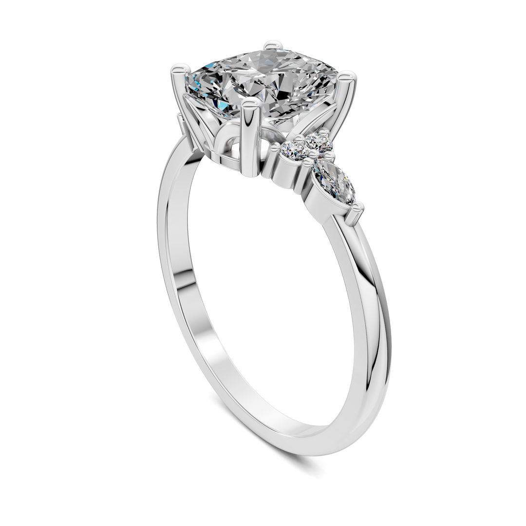 Monique Petite Diamond Cluster Ring