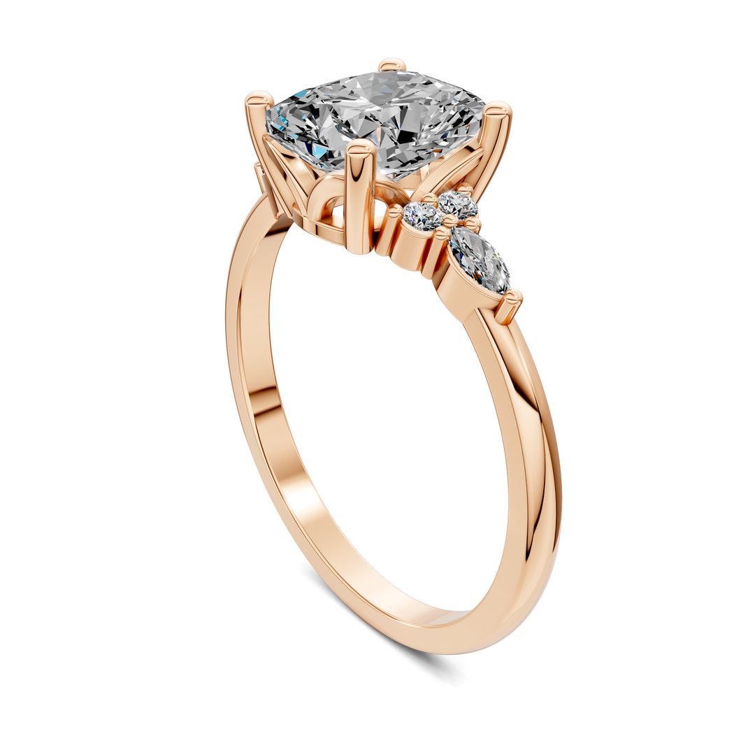 Monique Petite Diamond Cluster Ring