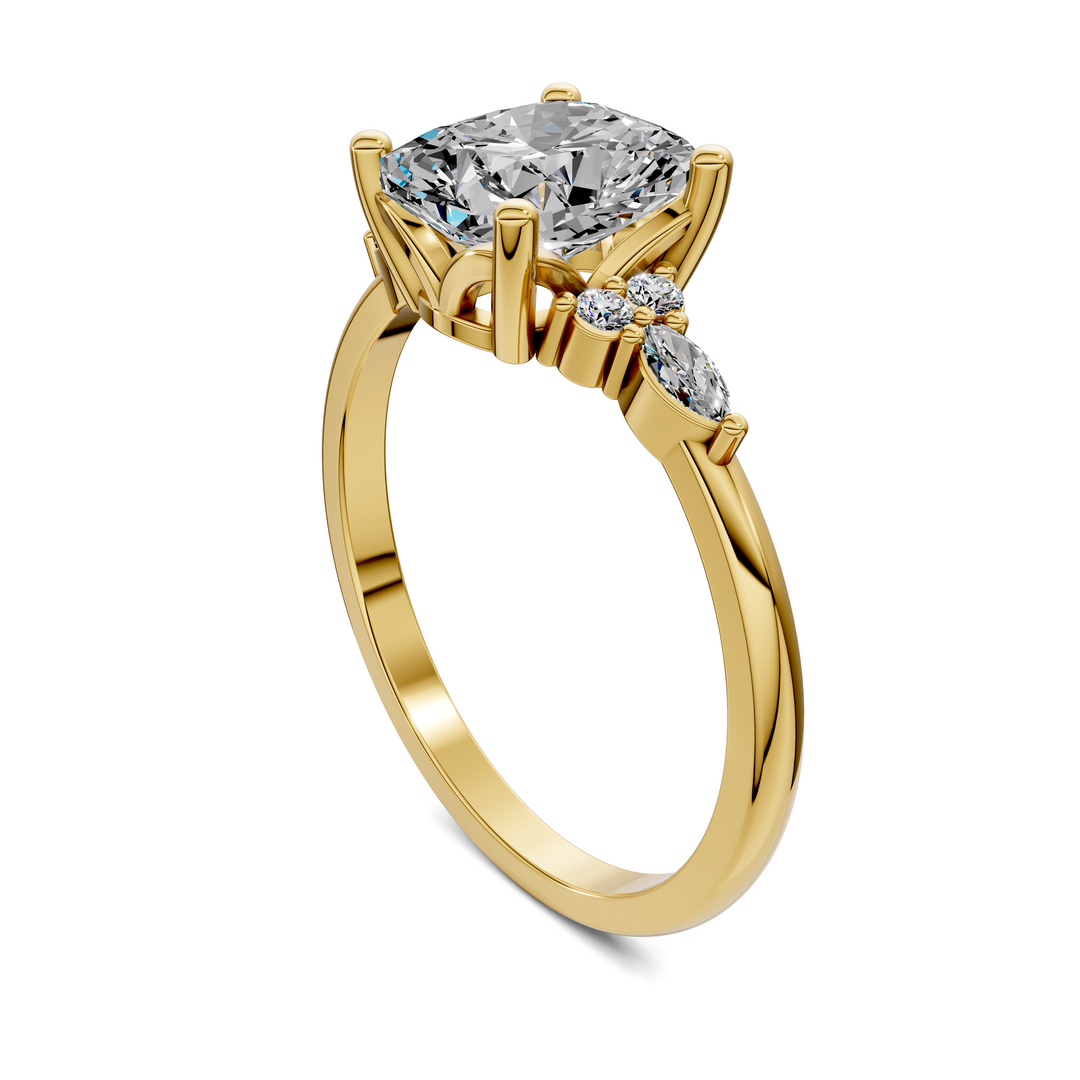 Monique Petite Diamond Cluster Ring