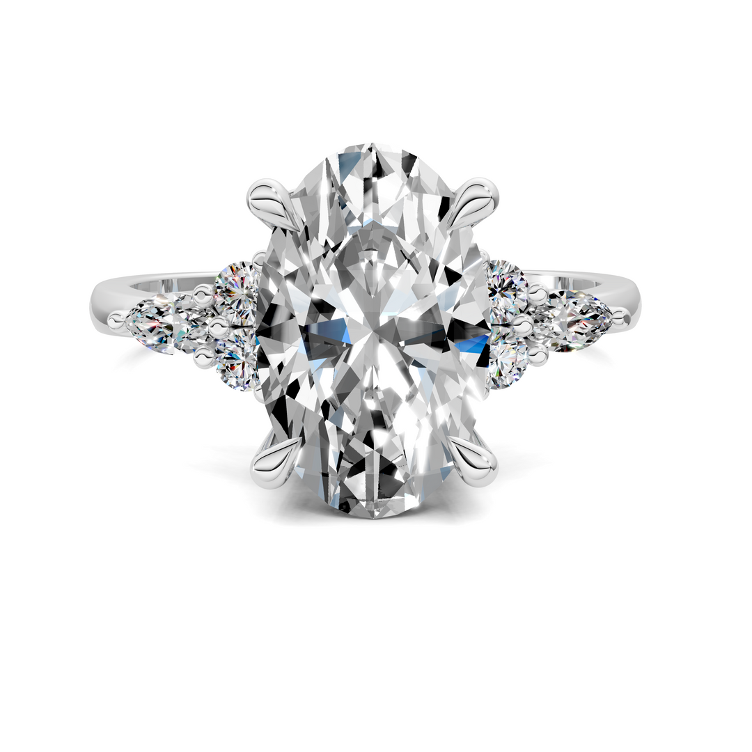 Monique Petite Diamond Cluster Ring