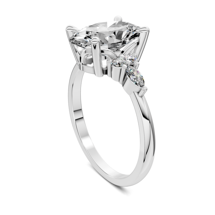 Monique Petite Diamond Cluster Ring