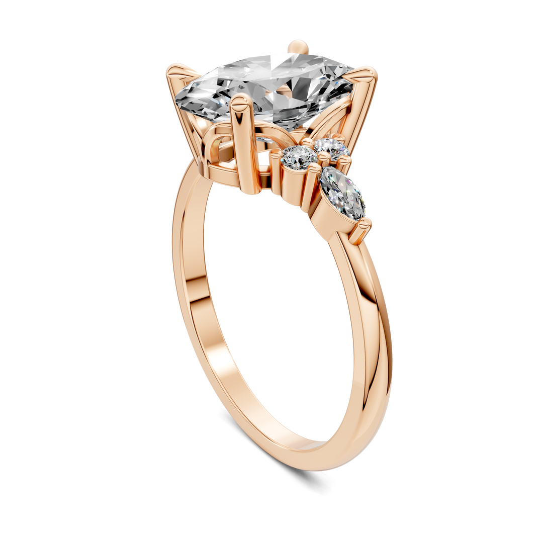 Monique Petite Diamond Cluster Ring