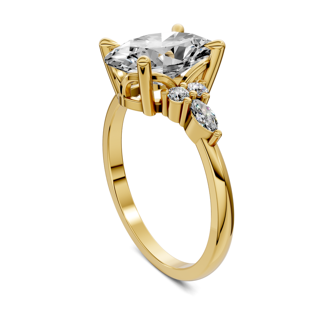 Monique Petite Diamond Cluster Ring