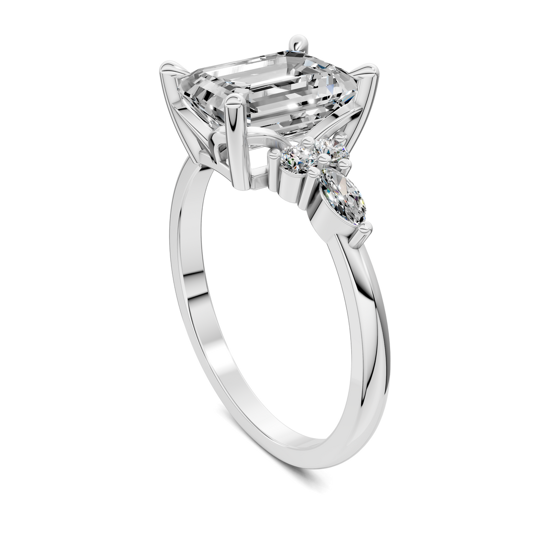 Sarah Bezel Set Engagement Ring