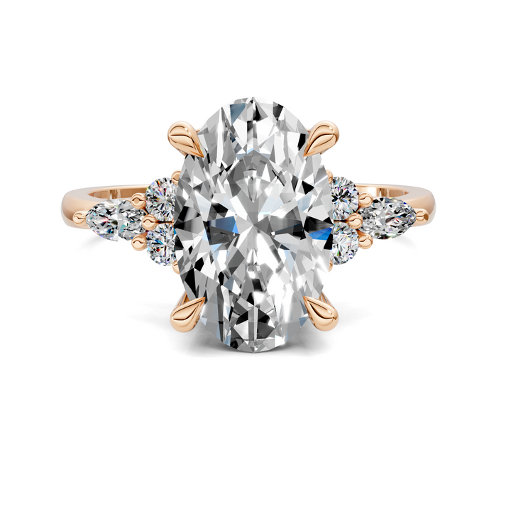 Monique Petite Diamond Cluster Ring
