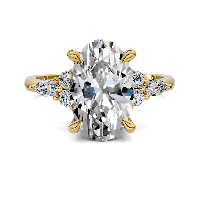 Monique Petite Diamond Cluster Ring
