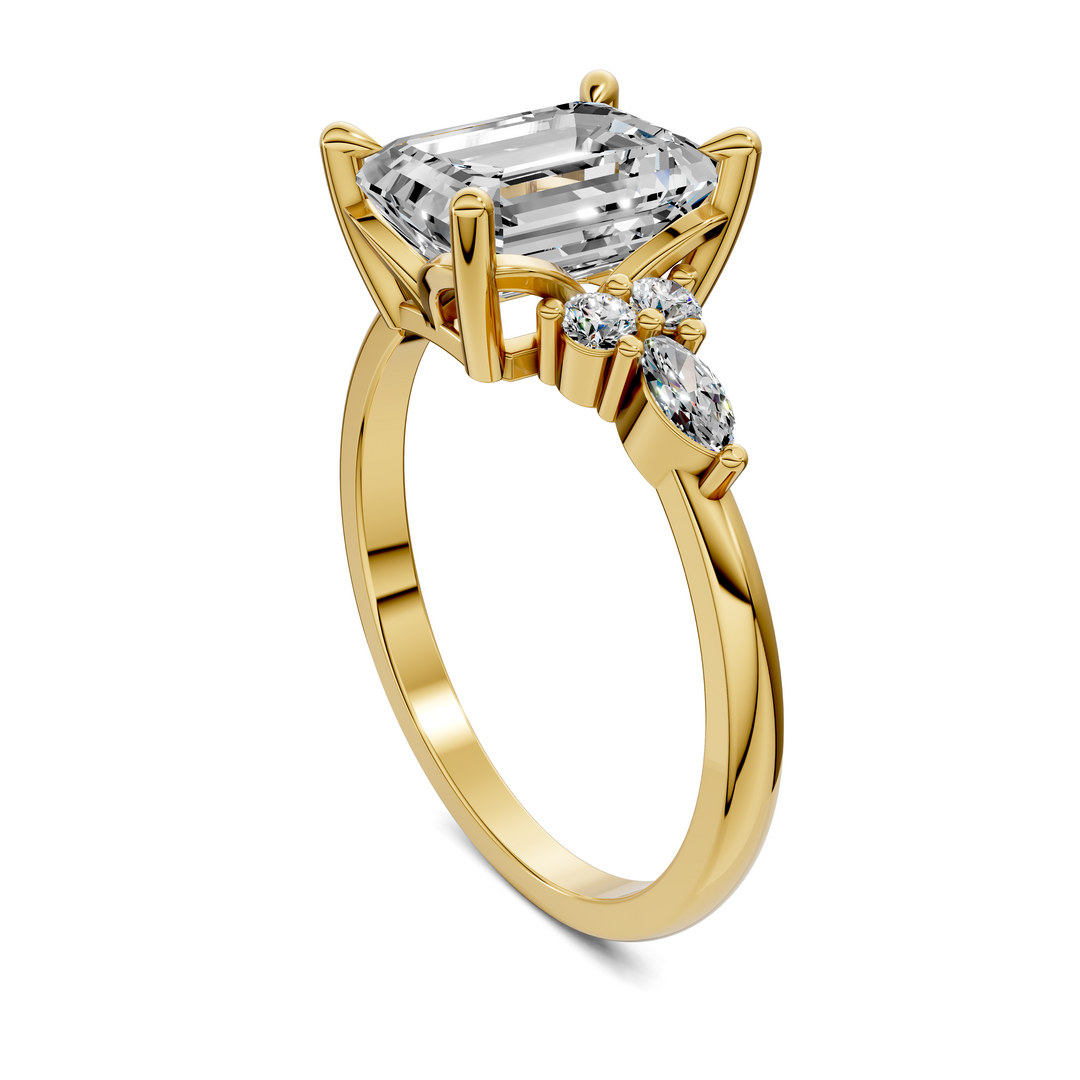 Sarah Bezel Set Engagement Ring