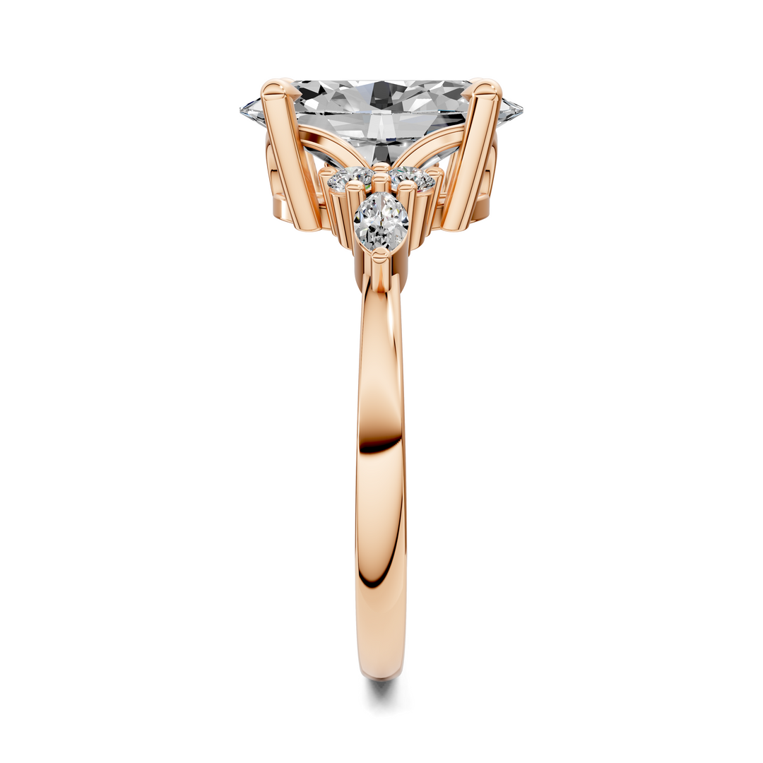 Monique Petite Diamond Cluster Ring