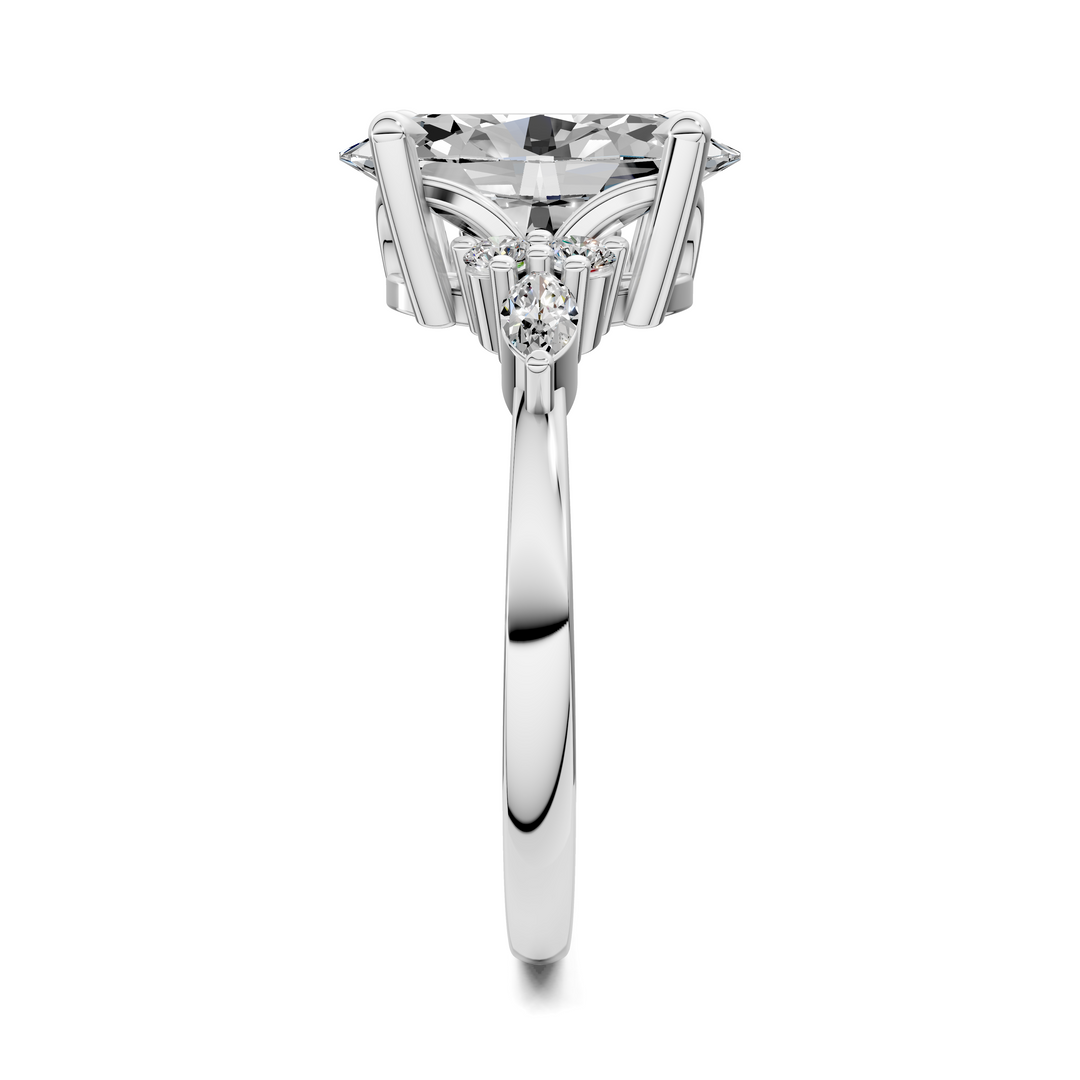 Monique Petite Diamond Cluster Ring