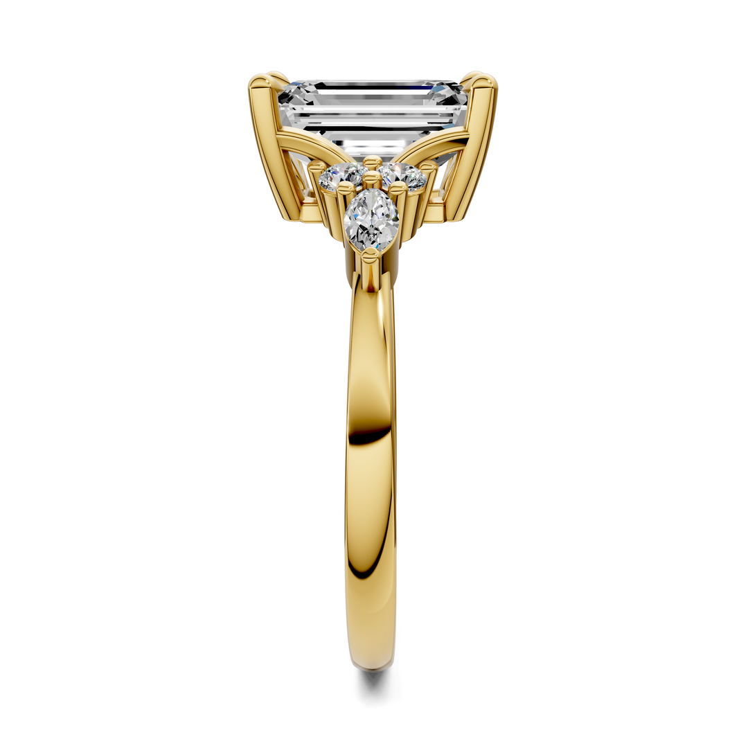 Sarah Bezel Set Engagement Ring