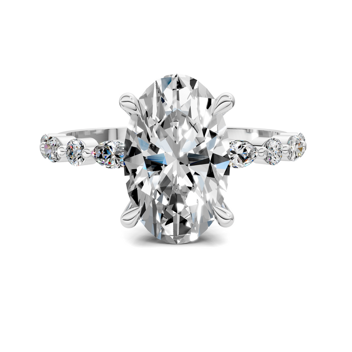 Kiara Round and Marquise Hidden Halo Ring