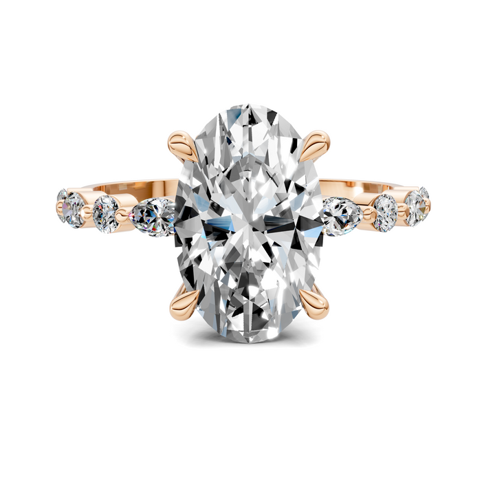 Kiara Round and Marquise Hidden Halo Ring