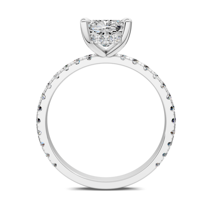 Priscilla Hidden Halo And Pave Ring