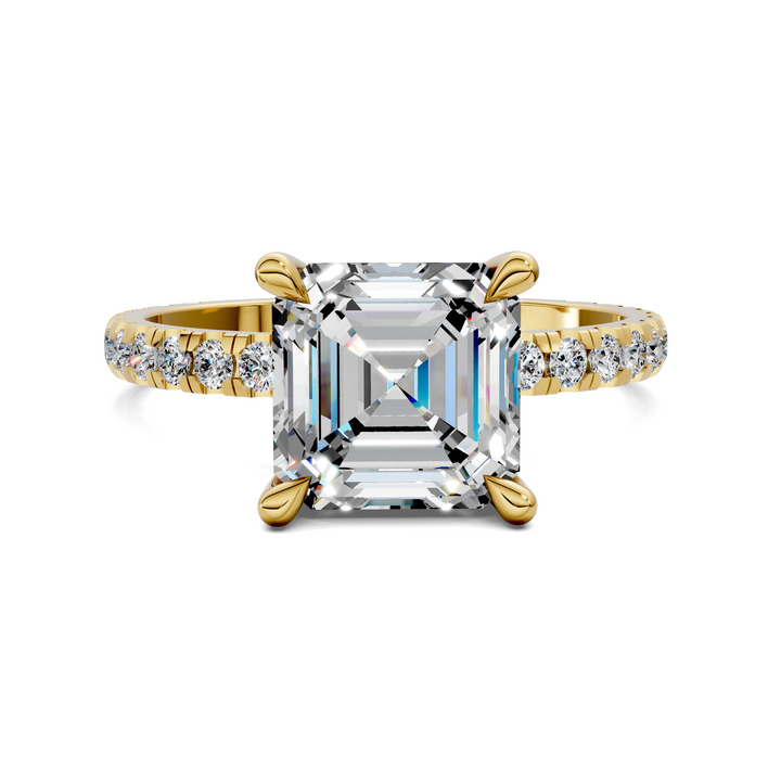 Priscilla Hidden Halo And Pave Ring