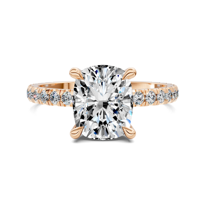 Priscilla Hidden Halo And Pave Ring