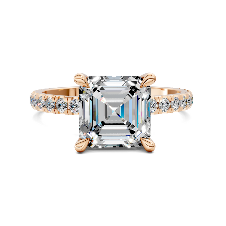 Priscilla Hidden Halo And Pave Ring