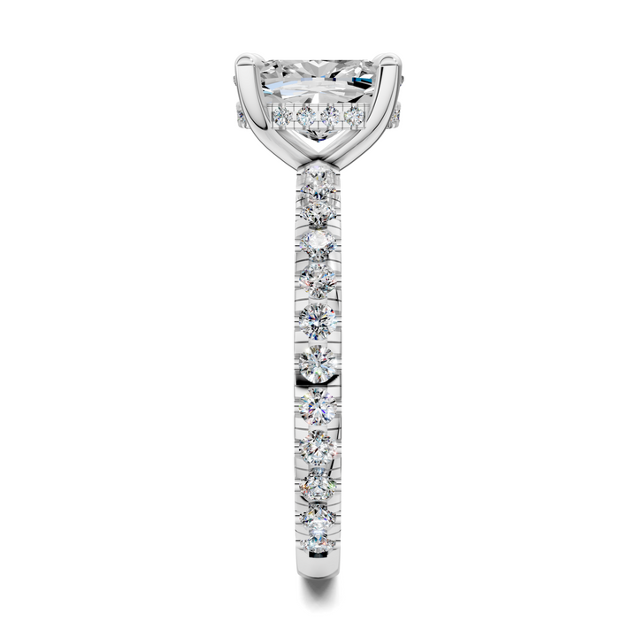 Priscilla Hidden Halo And Pave Ring