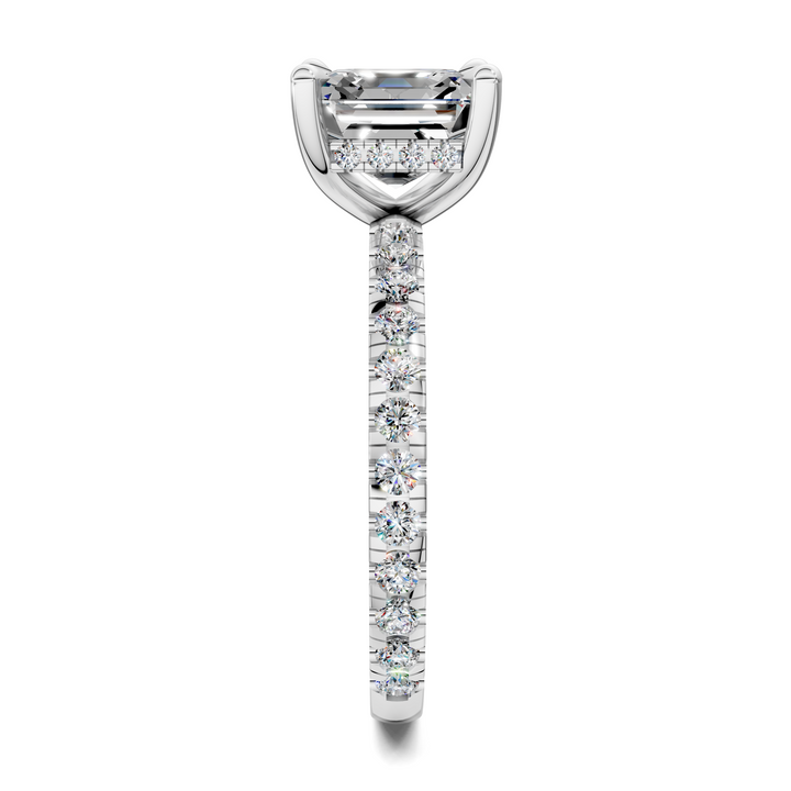 Priscilla Hidden Halo And Pave Ring