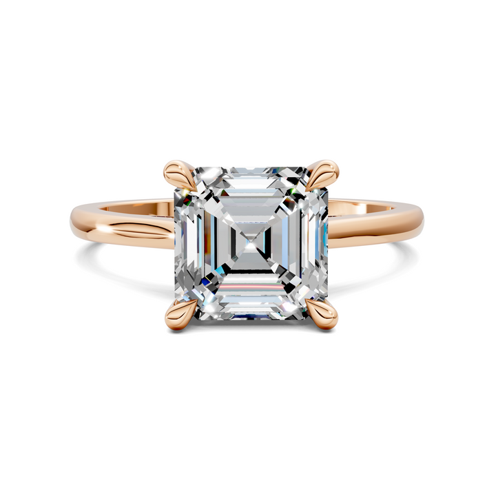 Mallory Petite Bridge Pave And Hidden Halo Ring