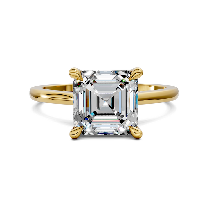 Mallory Petite Bridge Pave And Hidden Halo Ring