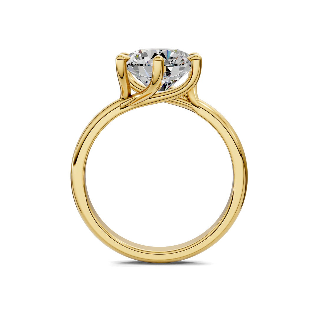 Alexis Floral Basket  Engagement Ring
